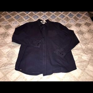 XXL Navy Blue Oxford Wesc button down shirt